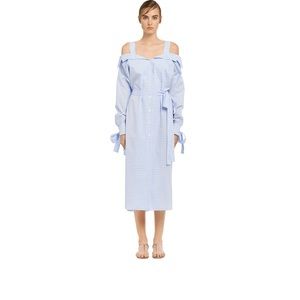 Prada Vichy Check Chemisier Dress MSPR $1390 IT36